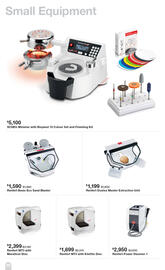 Henry Schein catalogue Page 48: Renfert Basic Eco Sand Blaster €1.590,00, Renfert Dustex Master Extraction Unit €1.199,00