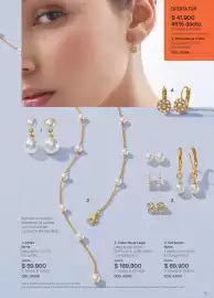Catálogo Yanbal Página 31: Oro - 1. aretes nuvia €59.900,00, Cristal - aretes nuvi €41.900,00