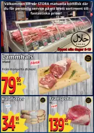 Supergrossen reklamblad vecka 34 Sida 4: Fransyska €139,95, Kalvfötter €34,95