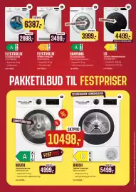 Skousen tilbudsavis Side 3: ELECTROLUX VASKEMASKINE €2.888,00, ELECTROLUX TØRRETUMBLER €3.499,00