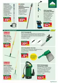 Lagerhaus Flugblatt Seite 3: GARDENA Teleskop-Baumschere Starcut Pro L €89,99, Rollsammler €29,99