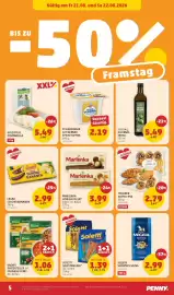 PENNY Flugblatt woche 34 Seite 5: Goldsteig mozzarella €5,49, Schärdinger altwiener speisetopfen €2,19