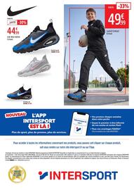 Catalogue Intersport page 28: Nike Survêtement Enfant €49,99, Nike air max nova enfant €44,99