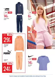 Catalogue Intersport page 11: PUMA Sweatshirt à capuche Enfant €29,99, AIRNESS SURVÊTEMENT Enfant €14,99