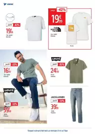 Catalogue Intersport page 20: THE NORTH FACE TEE-SHIRT Homme €19,99, LEVI'S POLO Homme €24,99