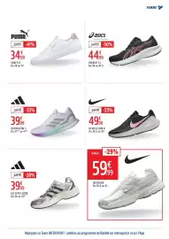 Catalogue Intersport page 21: ASICS PATRIOT 14 €44,99, Nike Initiator €59,99