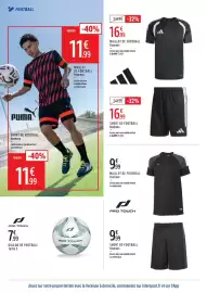 Catalogue Intersport page 26: Adidas Short de football Homme €16,99, PUMA MAILLOT DE FOOTBALL Homme €11,99