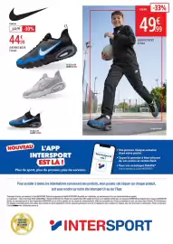 Catalogue Intersport page 28: Nike Survêtement Enfant €49,99, Nike air max nova enfant €44,99