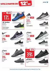 Catalogue Intersport page 5: Nike STAR RUNNER 5 Enfant €29,99, ASICS PATRIOT 14 PS €34,99