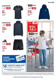 Catalogue Intersport page 7: Levi's SWEATSHIRT Enfant €29,99, REDSKINS TEE-SHIRT Enfant €8,99