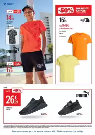 Catalogue Intersport page 8: THE NORTH FACE TEE-SHIRT Enfant €8,49, PUMA ANZARUN Enfant €26,99