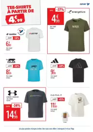 Catalogue Intersport page 9: UNDER ARMOUR TEE-SHIRT Enfant €14,99, AIRNESS TEE-SHIRT Enfant €8,99