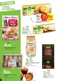 Catalogue naturéO page 14: Rapunzel chocolat noir 85% €3,75, Bonneterre sablés citron amandes - 150 g €5,59