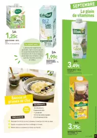 Catalogue naturéO page 17: Vitamont eau de coco - 50 cl €3,49, Bonneterre boisson châtaigne riz avoine €3,75
