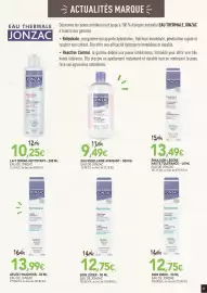 Catalogue naturéO page 21: Eau de jonzac soin riche - 50 ml €12,75, Eau de jonzac gelée fraîcheur €13,99