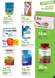 Catalogue naturéO page 23: Mbe sarl magnésium 6 en 1 x 60 capsules €16,89, Salus floradix fer + plantes x 84 capsules €15,25
