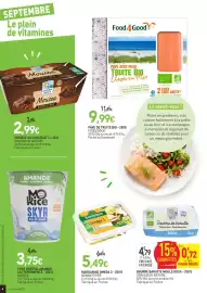 Catalogue naturéO page 6: Bonneterre margarine omega 3 - 250 g €5,49, Food4good pavé de truite bio - 250g €9,99