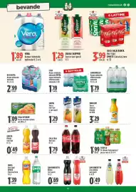 Volantino Rossotono Carrefour Pagina 8: San Benedetto Zero bibite €0,49, Coca Cola/Fanta €3,99