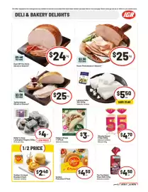 IGA catalogue week 33 Page 18: Roast Pork Sliced or Shaved €25,00, Ham Off The Bone €24,00