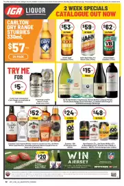Ritchies catalogue week 33 Page 32: Bundaberg Campfire Rum 6% Premix Range Cans €5,00, Hahn SuperDry 3.5 Block Cans €59,00