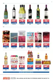 Ultra Liquors catalogue Page 3: Firewater Cinnamon Liqueur €149,99, Rain Dance Natural Sweet Rosé €139,99
