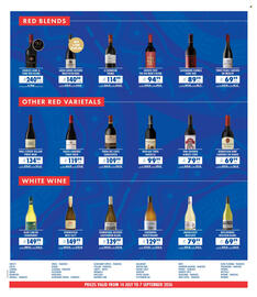 Ultra Liquors catalogue Page 4: Groote post the old man's blend €94,99, Paul Cluver Village Pinot Noir €134,99