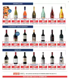 Ultra Liquors catalogue Page 2: Hermanuspietersfontein Posmeester Merlot €129,99, De Grendel Merlot €159,99