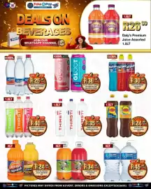 Take 'n Pay catalogue week 34 Page 12: Caribbean Juice Assorted €34,99, GLOOT ENERGY DRINK/VITAMIN WATER ASSORTED €30,00
