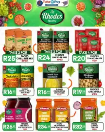 Take 'n Pay catalogue week 34 Page 20: Pakco mild or hot vegetable atchar €34,99, Rhodes Beetroot Sliced/Grated €26,99