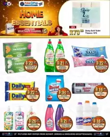 Take 'n Pay catalogue week 34 Page 36: Daisy Soft Toilet Tissues 18'S €79,99, Golden Glo Dish Washing Liquid €21,99