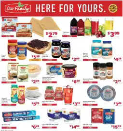 Family Fare weekly ad week 34 Page 8: Our Family liquid drink enhancer €3,19, Our Family Flavored Coffee Creamer €5,59