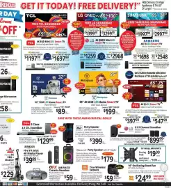 ABC Warehouse weekly ad week 34 Page 3: Westinghouse 55" 4K UHD LED Xumo Smart TV €199,00