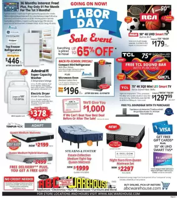 ABC Warehouse (valid until 22-08)