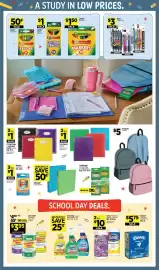Dollar General weekly ad week 34 Page 7: Zebra Z-Grip Items €3,00, Crayola colored pencils €1,00
