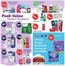 Family Dollar weekly ad week 34 Page 9: Suave body wash €3,50, Tone Body Wash €6,00