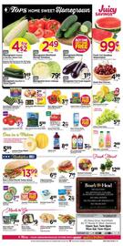 Tops weekly ad week 34 Page 6: Hometowns Green Cabbage €0,79, Pero Family Farms Green Beans €5,99