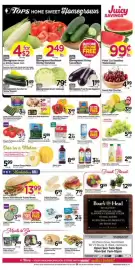 Tops weekly ad week 34 Page 6: Hometowns Green Cabbage €0,79, Pero Family Farms Green Beans €5,99