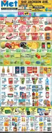 Met Foodmarkets weekly ad week 34 Page 1: Gang 1 and 1/2 Country Time Drink Mix €10,99, Wishbone salad dressing €5,00