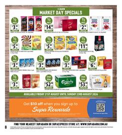 Supabarn catalogue week 34 Page 8: Up&Go Protein Energize Liquid Breakfast €3,80, Twinings Tea Bags €6,75