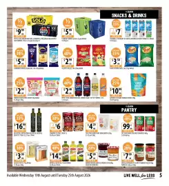 Supabarn catalogue week 34 Page 5: Pepsi Solo Mountain Dew Schweppes Passiona and Sunkist Soft Drinks €9,99
