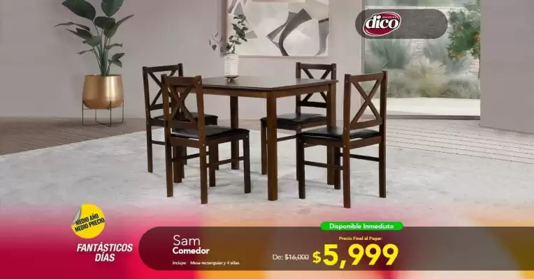 Muebles Dico (válido hasta 17-08)