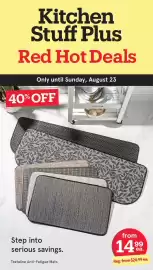 Kitchen Stuff Plus flyer week 34 Page 1