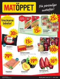 Matöppet reklamblad vecka 34 Sida 1