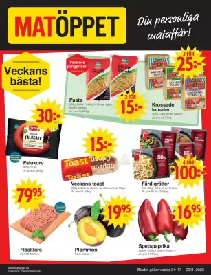 Matöppet (giltig till och med 23-08)