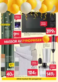 Rusta reklamblad vecka 34 Sida 2: Ljusslinga Glänsa €9,90, Mikrovågsugn €399,00