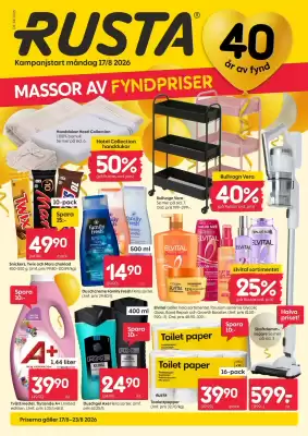 Rusta (giltig till och med 23-08)