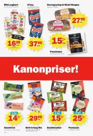 Pekås reklamblad vecka 34 Sida 2: Mild yoghurt, Medlemspris, Sandwich €14,00
