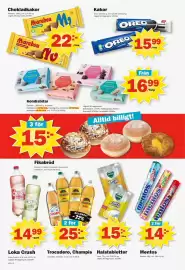 Pekås reklamblad vecka 34 Sida 4: Mentos €14,00, Fikabröd €15,00
