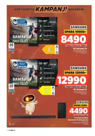 Power reklamblad vecka 34 Sida 10: Samsung 65" 4K Smart TV €8.490,00, Samsung 75" 4K Smart TV €12.990,00