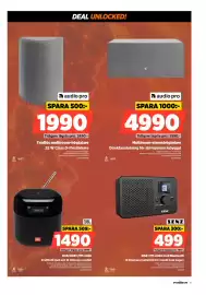 Power reklamblad vecka 34 Sida 11: Audrio pro Trådlös multiroom-högtalare 52 W Class D-förstärkare €1.990,00